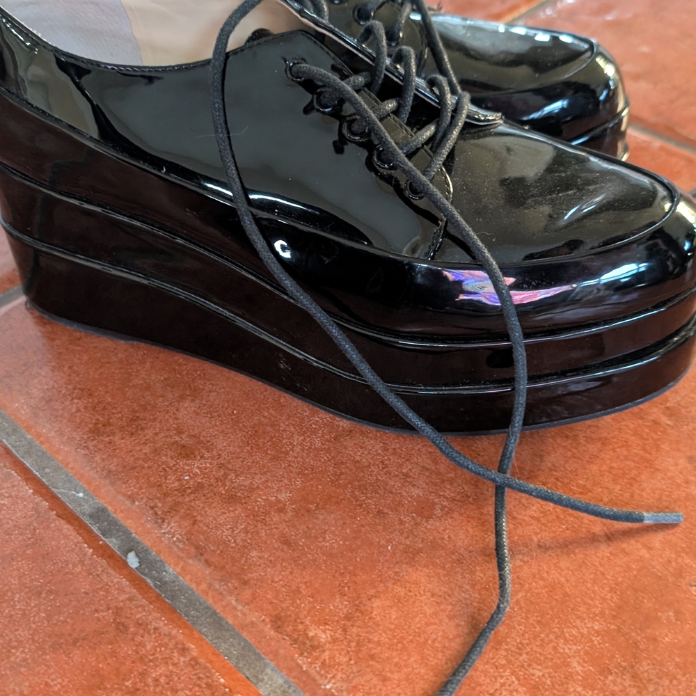 Jessica Simpson Black Platform Shoes